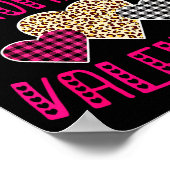 Funny Valentine Day Shirt Sorry Ladies Mommy Is My ポスター (角)