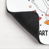 Funny Valentine Goose Coquette You Make My Heart G マウスパッド (コーナー)