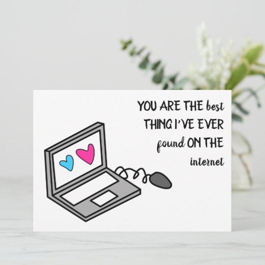 Funny Valentine Hearts Computer 案内状 (スタンド正面)