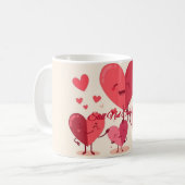 Funny Valentine Mug for Boyfriend or Girlfriend コーヒーマグカップ (正面左)
