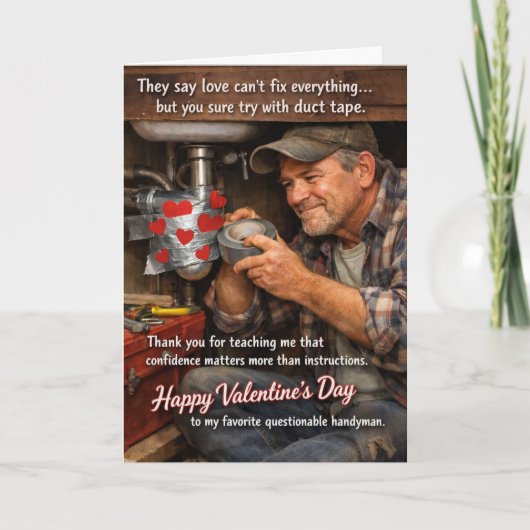 Funny Valentine’s Cards for Dads カード (正面)
