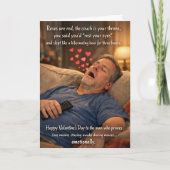 Funny Valentine’s Cards for Dads カード (正面)