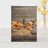 Funny Valentine’s Cards for Moms カード (黄色い花)