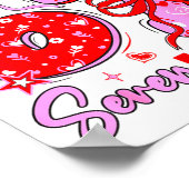 Funny Valentine S Day 67 Meme 6 7 Valentine Bow He ポスター (角)