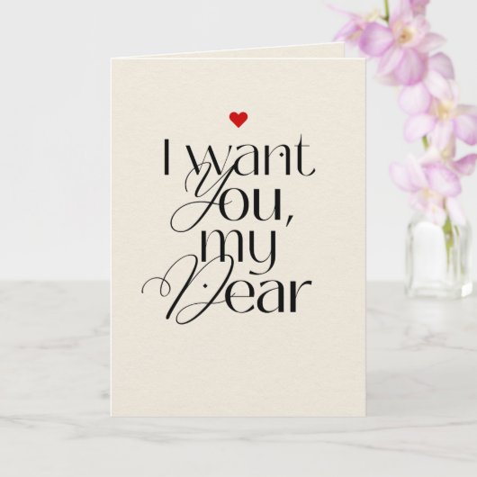 Funny Valentine’s Day Card for Husband or Partner カード (蘭)
