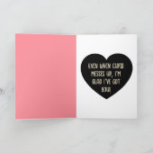 Funny Valentine’s Day Card “Mission Failed シーズンカード (内部)