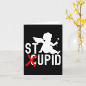 Funny Valentine S Day Cud Is Stud Premium  カード (黄色い花)