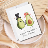Funny Valentine’s Day romantic Married Avocado シーズンカード