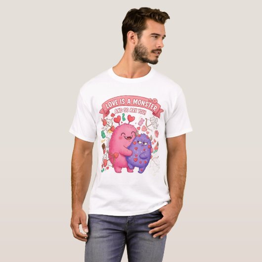 Funny Valentine’s Day T-Shirt Collection  Tシャツ (正面フル)