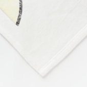 Funny Valentine Silly Gooses Duck Heart Love Match フリースブランケット (角)