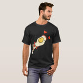 Funny Valentine Silly Gooses Duck Heart Love Match Tシャツ (正面フル)