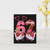 Funny Valentine's Day 67 Meme Hands Six Seven Cud  カード (黄色い花)