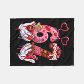 Funny Valentine's Day 67 Meme Hands Six Seven Cud  フリースブランケット (正面(横))