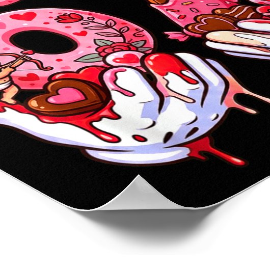 Funny Valentine's Day 67 Meme Hands Six Seven Cud  ポスター (角)