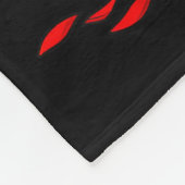 Funny Valentines Day Bigfoot Heart Sungles Sasquat フリースブランケット (角)