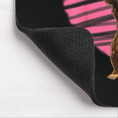 Funny Valentines Day Bigfoot Sungles In Heart Sasq マウスパッド (コーナー)