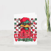 Funny Valentine's Day Boy Duck Hunting Call Me Tod カード (正面)