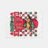 Funny Valentine's Day Boy Duck Hunting Call Me Tod フリースブランケット (正面(横))