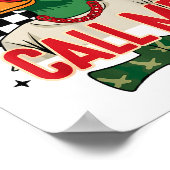 Funny Valentine's Day Boy Duck Hunting Call Me Tod ポスター (角)