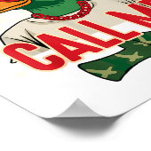 Funny Valentine's Day Boy Duck Hunting Call Me Tod ポスター (角)