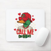 Funny Valentine's Day Boy Duck Hunting Call Me Tod マウスパッド (マウス)