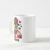 Funny Valentines Day Call Me Duck Hunting Men Wome コーヒーマグカップ (正面左)
