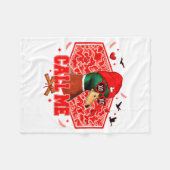 Funny Valentines Day Call Me Duck Hunting Men Wome フリースブランケット (正面(横))