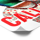 Funny Valentines Day Call Me Duck Hunting Men Wome ポスター (角)