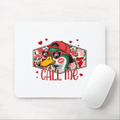 Funny Valentines Day Call Me Duck Hunting Men Wome マウスパッド (マウス)