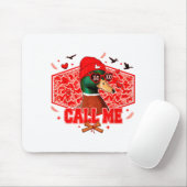 Funny Valentines Day Call Me Duck Hunting Men Wome マウスパッド (マウス)