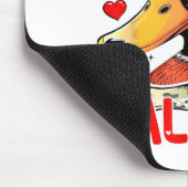 Funny Valentines Day Call Me Duck Hunting Men Wome マウスパッド (コーナー)