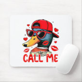 Funny Valentines Day Call Me Duck Hunting Men Wome マウスパッド (マウス)