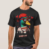 Funny Valentines Day Call Me Duck Hunting Men Wome Tシャツ (正面)