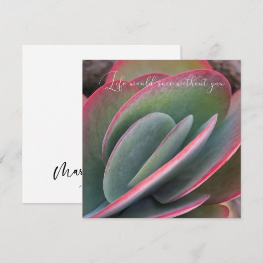 Funny Valentine's Day Card シーズンカード (正面/裏面)