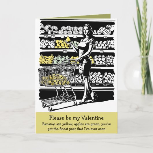 Funny Valentine's Day Card With a Funny Slogan カード (正面)