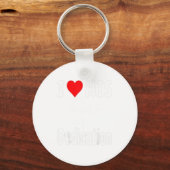 Funny Valentine's Day Couple Matching I Love His D キーホルダー (正面)