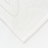 Funny Valentine's Day Couple Matching I Love His D フリースブランケット (角)