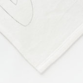 Funny Valentine's Day Couple Matching I Love His D フリースブランケット (角)