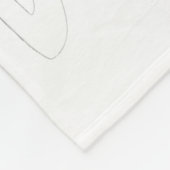 Funny Valentine's Day Couple Matching I Love His D フリースブランケット (角)