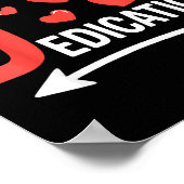 Funny Valentine's Day Couple Matching I Love His D ポスター (角)