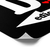 Funny Valentine's Day Couple Matching I Love His D ポスター (角)