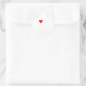 Funny Valentine's Day Couple Matching I Love His D ラウンドシール (バッグ)