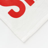 Funny Valentine's Day Cud Says Six Seven Meme Girl フリースブランケット (角)