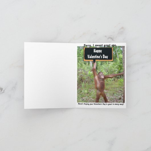 Funny Valentine's Day with iPhone App シーズンカード (内部)