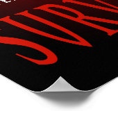 Funny Vampire Transylvania Survival Kit  ポスター (角)