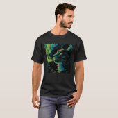 Funny Vaping Cat, Vape Kitty Meme, Feline Vaper, C Tシャツ (正面フル)
