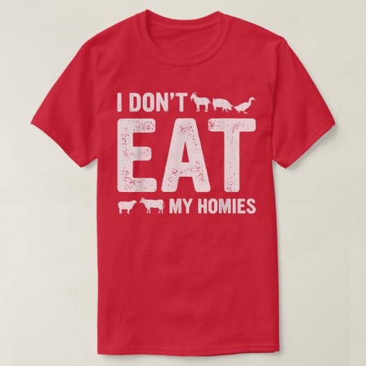 FUNNY VEGAN SHIRT Tシャツ (デザイン正面)