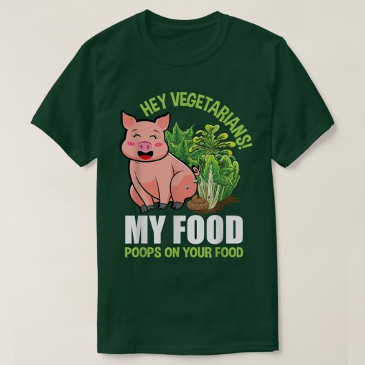 Funny Vegetarian Saying Veggie Plant Based Vegan M Tシャツ (デザイン正面)