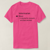 Funny Veterinarian Definition 3 Tシャツ (デザイン正面)