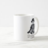 Funny Victorian Baby Boy Print | Humorous Nursery  コーヒーマグカップ (正面右)